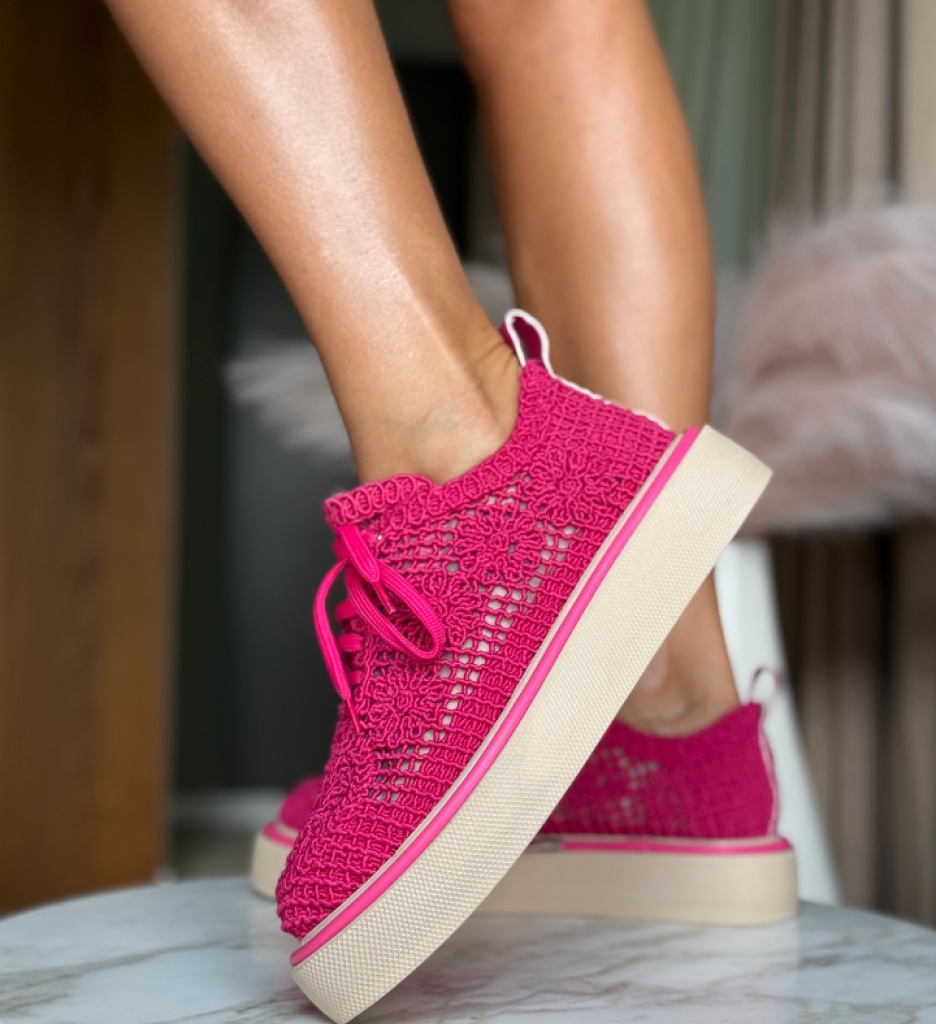 Pantofi Casual Ystory Fuchsia