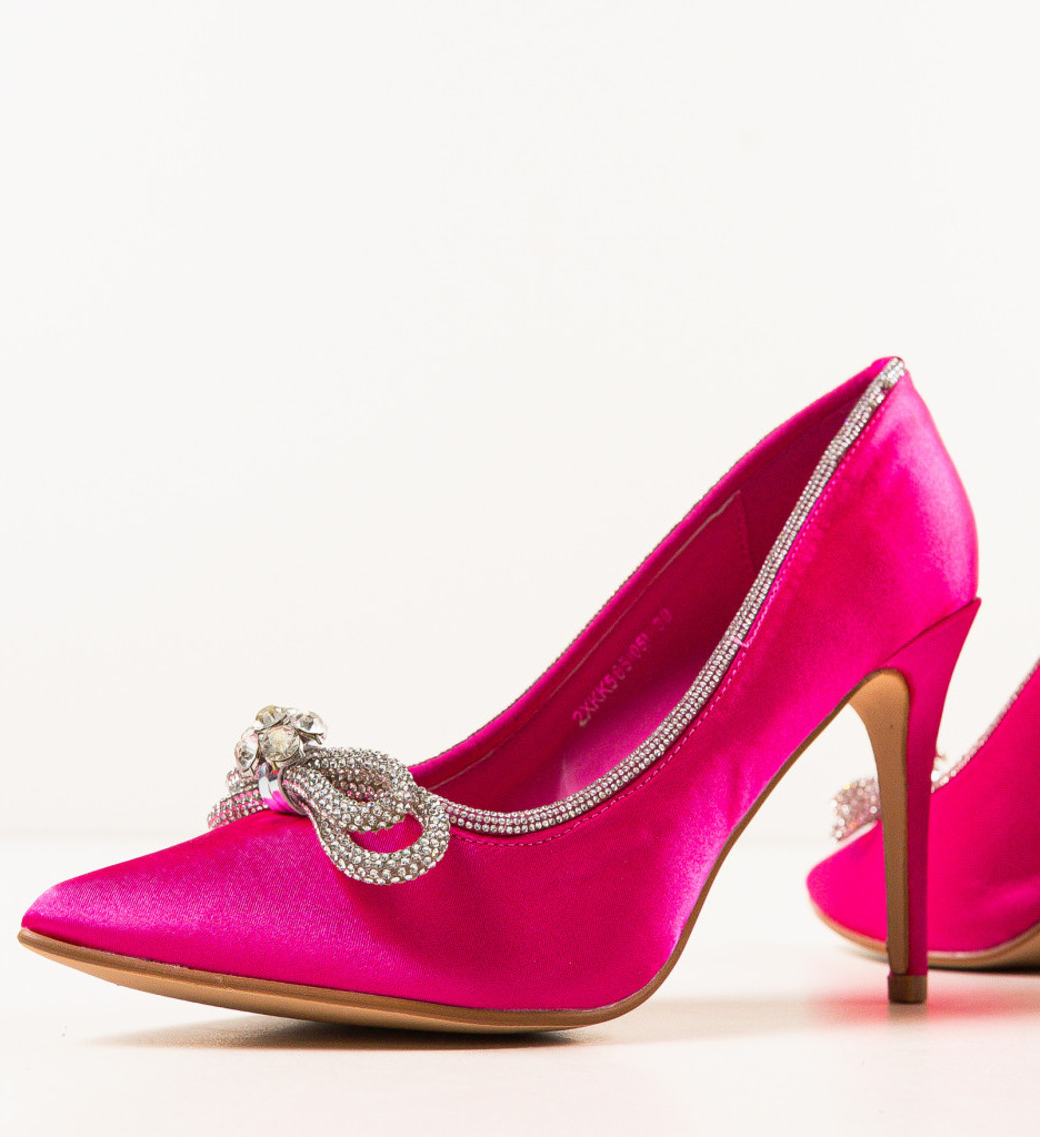 Poze Pantofi cu toc Reytar Fuchsia depurtat.ro 