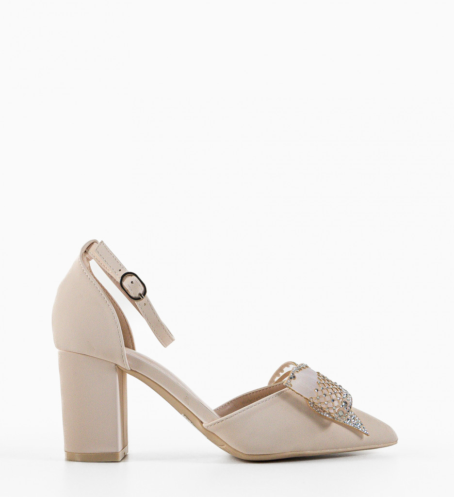 Pantofi dama Anne Bej - 2 | YEO