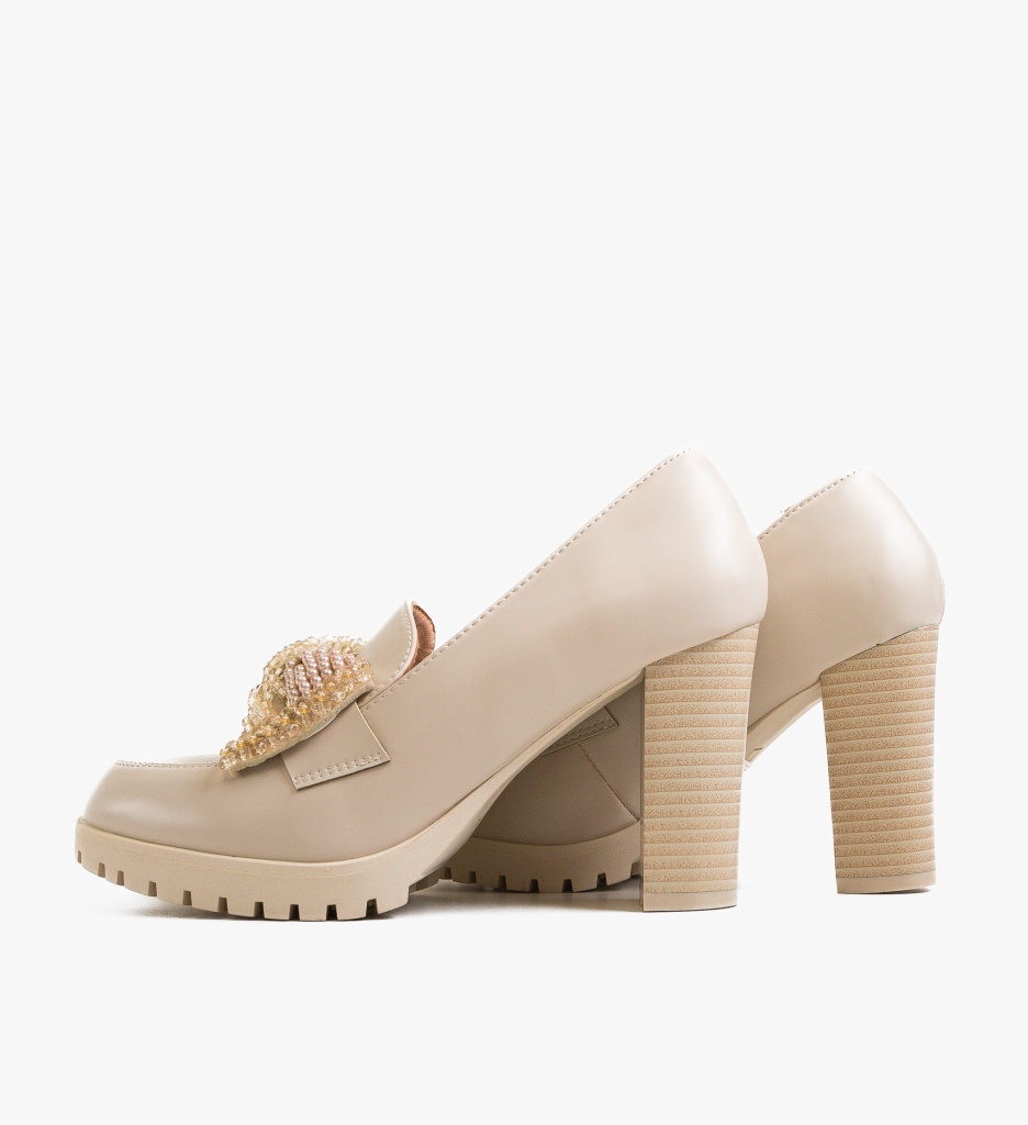 Pantofi dama Ashleigh Bej - 4 | YEO
