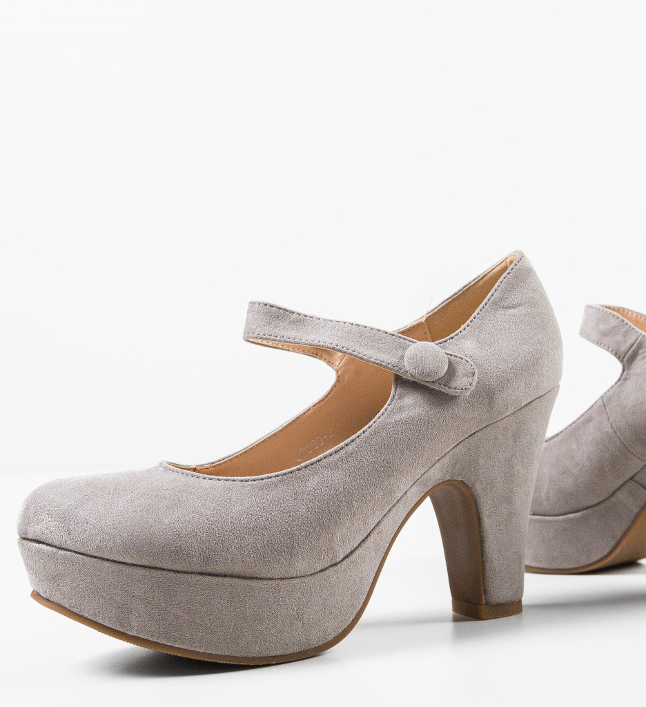 Pantofi dama Bowers Gri - 5 | YEO