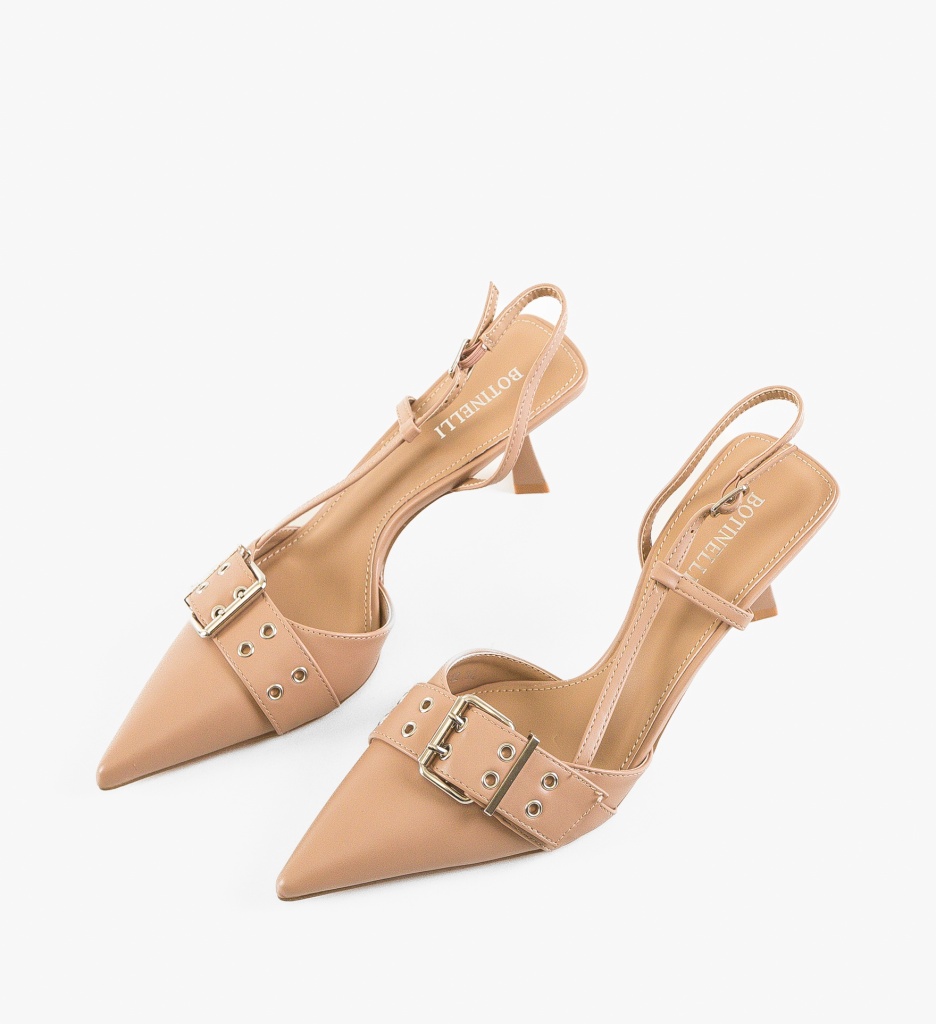 Pantofi dama Chuks Nude - 4 | YEO
