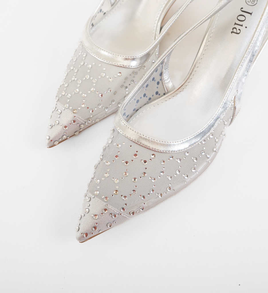 Pantofi dama Evan Argintii - 5 | YEO