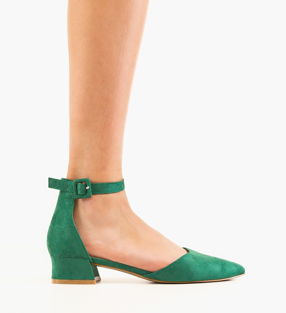 Poze Pantofi dama Fido Verzi depurtat.ro 