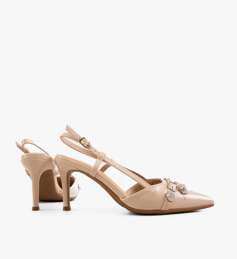 Pantofi dama Fleur Roz - 5 | YEO