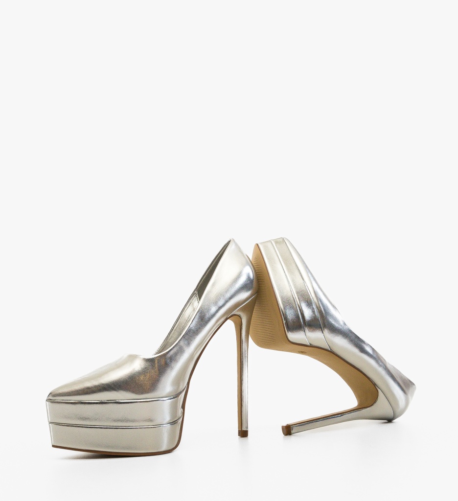 Pantofi dama Heath Argintii - 5 | YEO