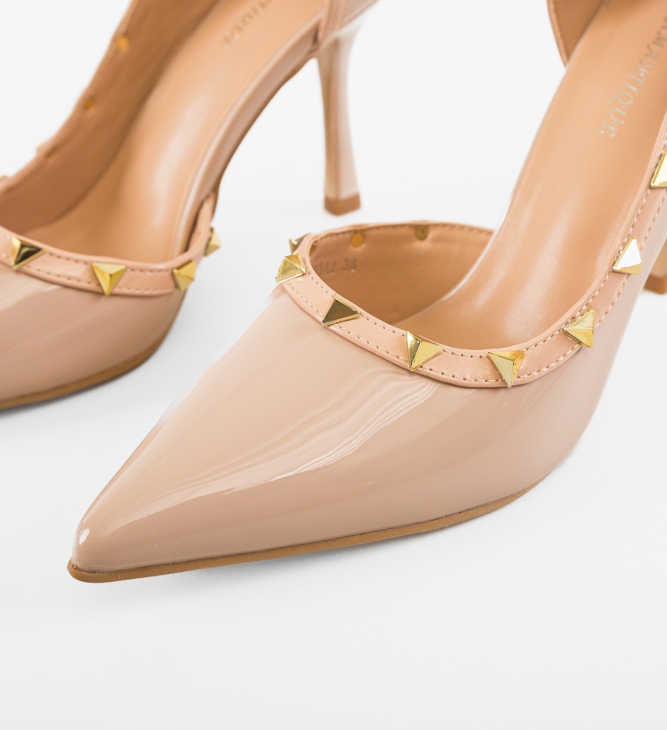 Pantofi dama Jamshid Nude - 4 | YEO