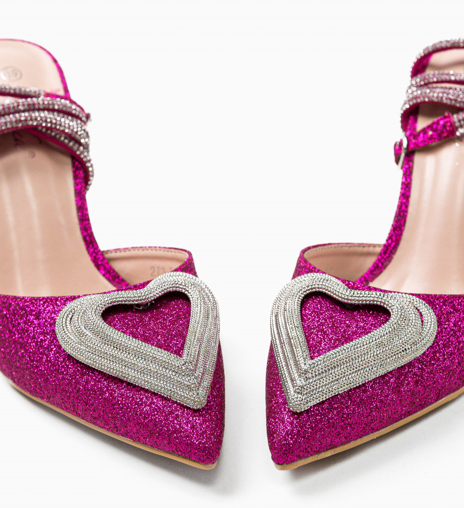 Pantofi dama Jeuness Fuchsia - 5 | YEO