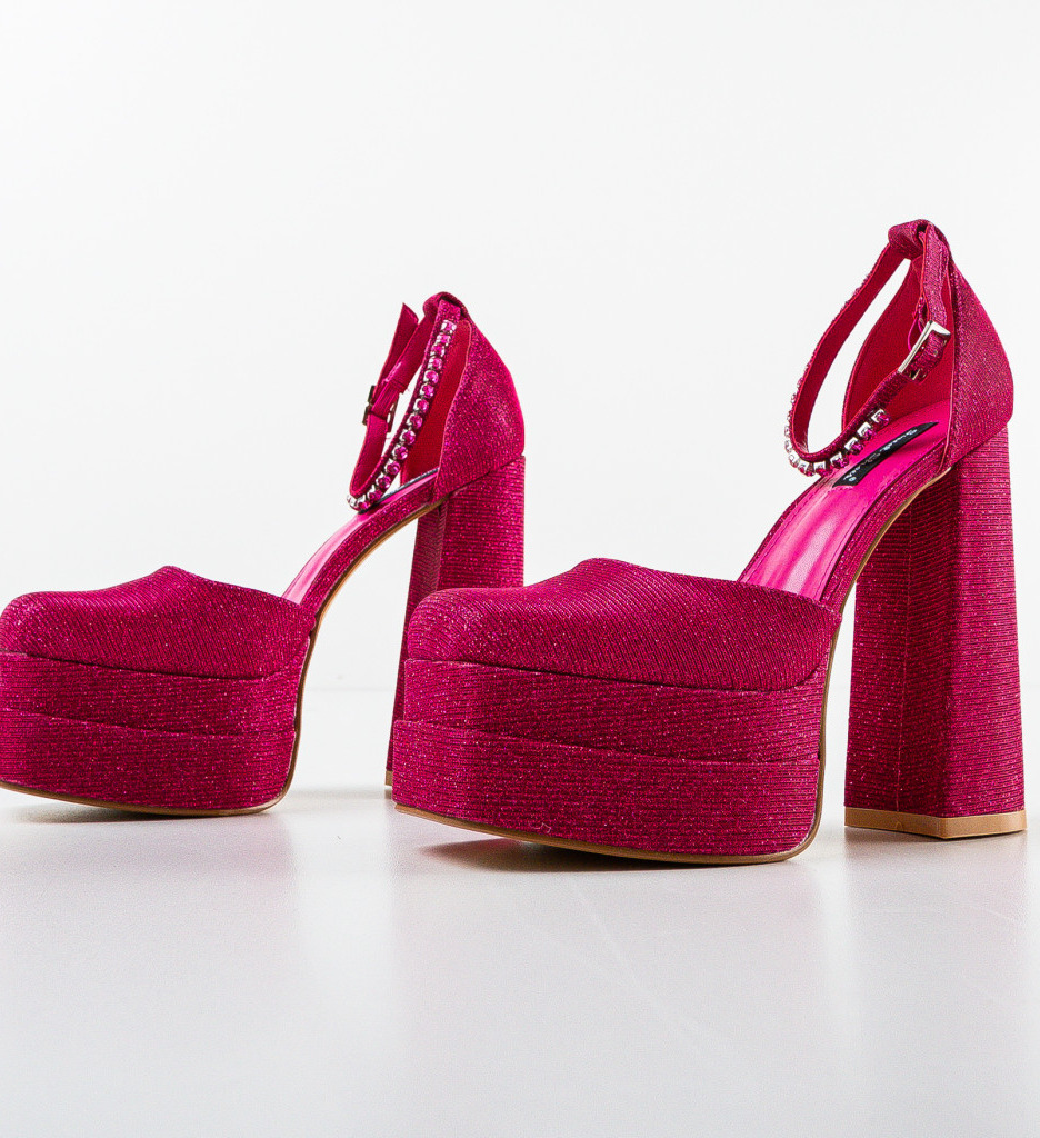 Pantofi dama Kierran Fuchsia - 5 | YEO