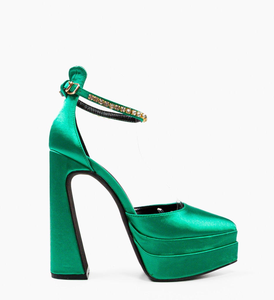 Pantofi dama Leydey Verzi - 3 | YEO