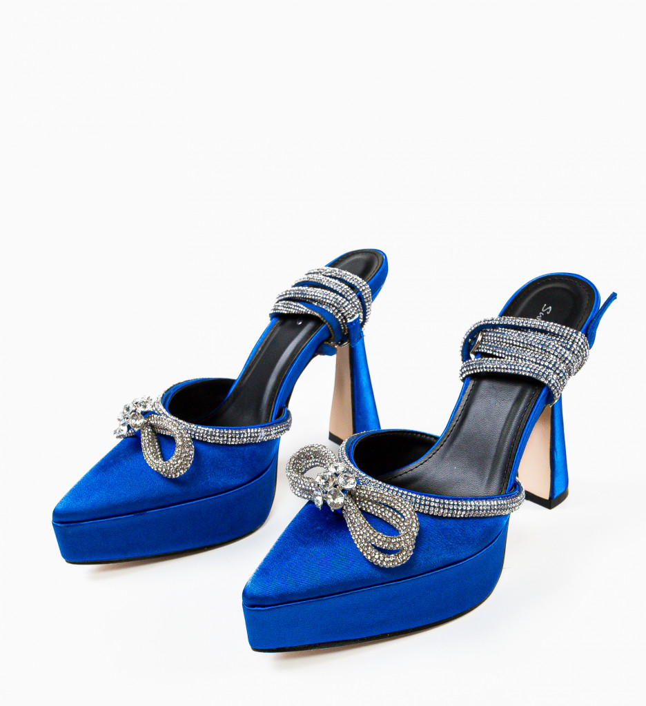 Pantofi dama Mariette Albastri - 4 | YEO