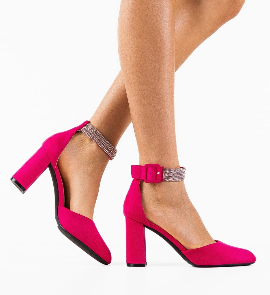 Pantofi dama Nelli Fuchsia