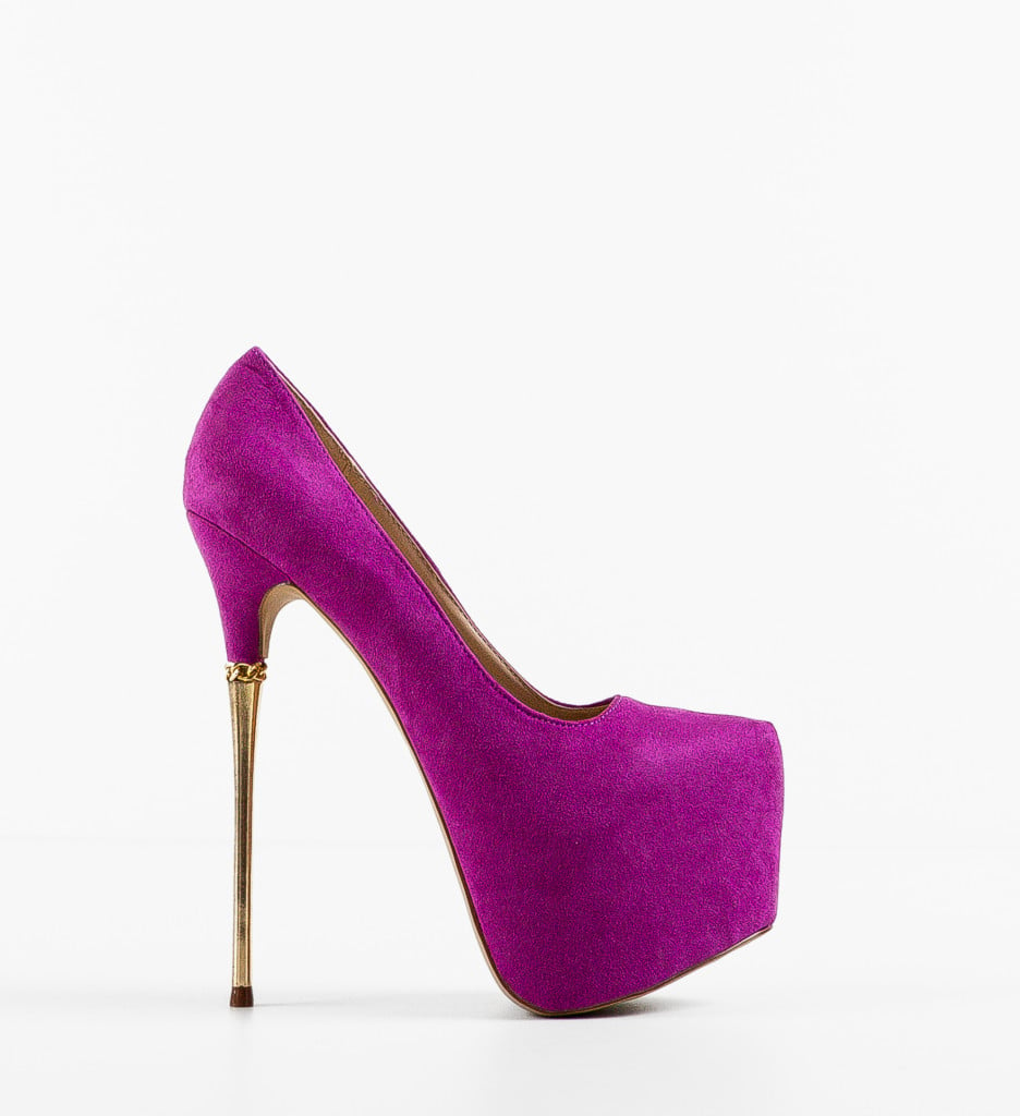 Pantofi dama Rihanna Fuchsia - 4 | YEO