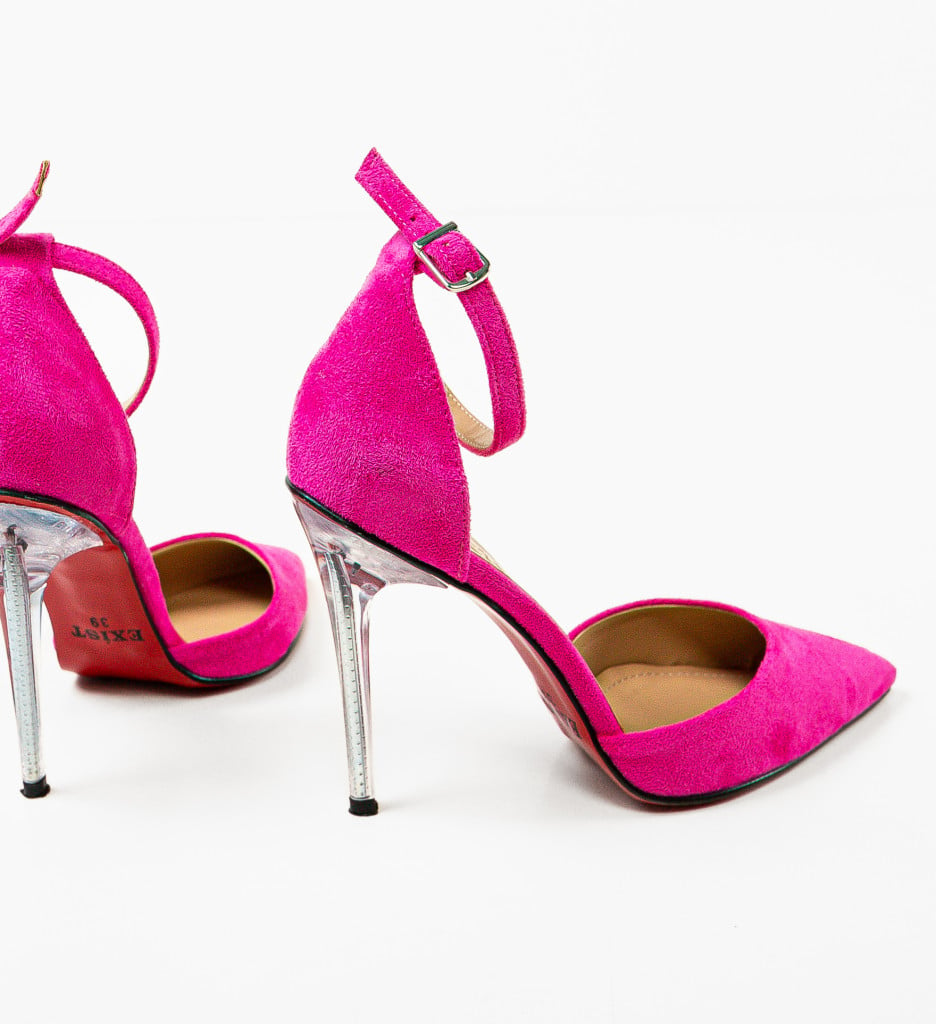 Pantofi dama Saloka Fuchsia - 4 | YEO