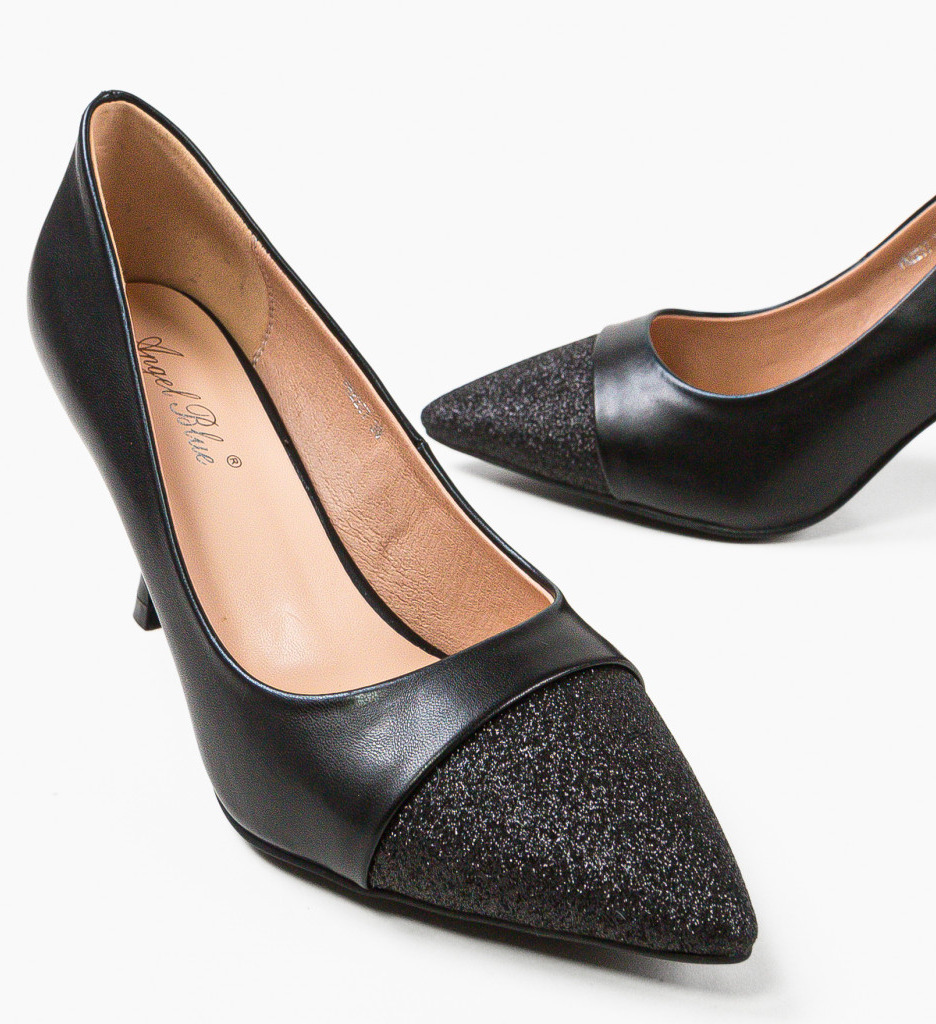 Poze Pantofi dama Sayen Negri 2 depurtat.ro 