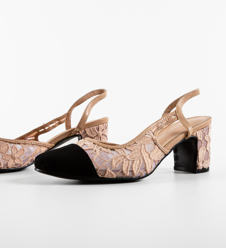 Pantofi dama Shaw Nude - 5 | YEO