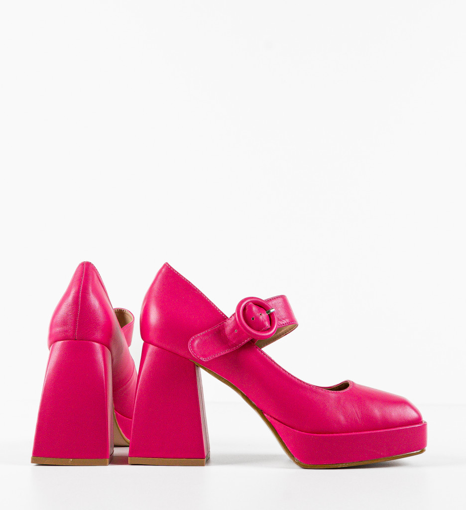 Pantofi dama Siyao Fuchsia - 5 | YEO