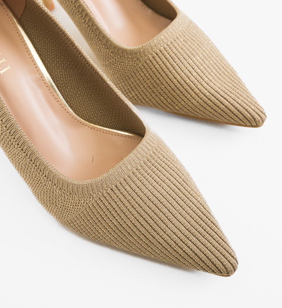 Pantofi dama Verzar Aurii - 4 | YEO