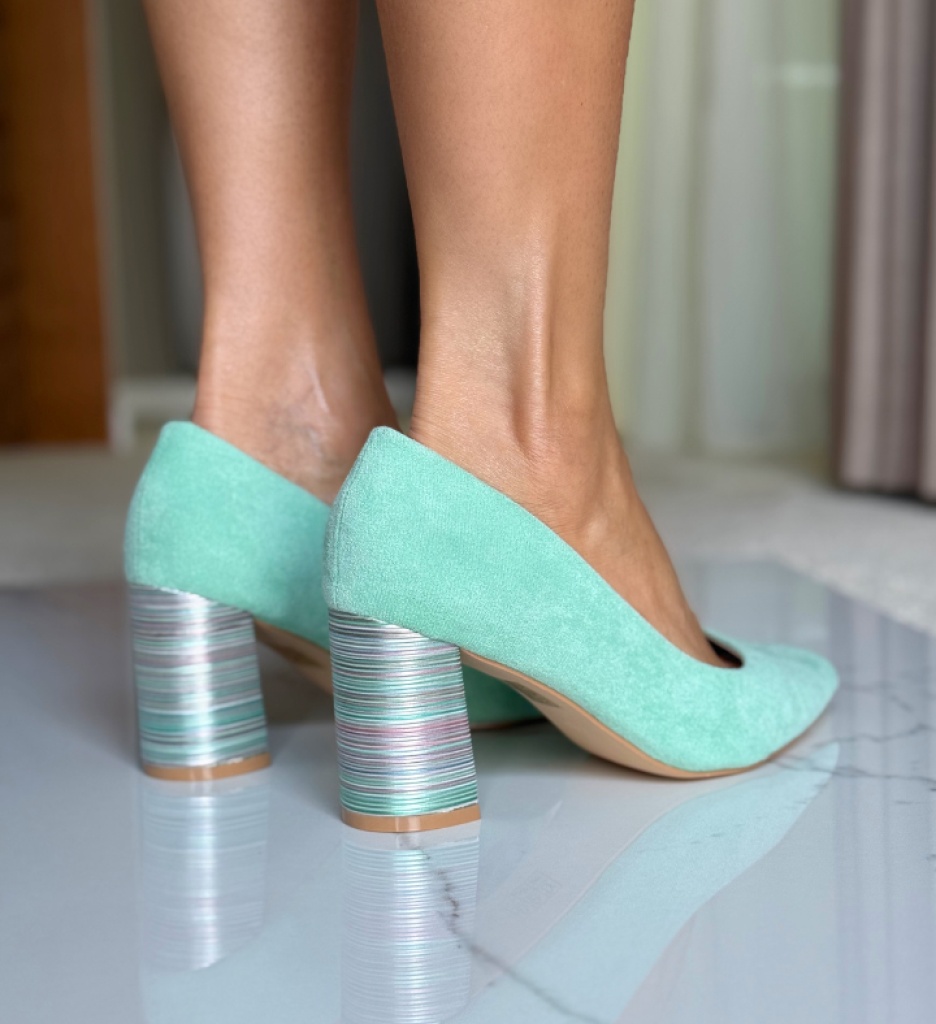 Pantofi Ferne Turcoaz - 2 | YEO