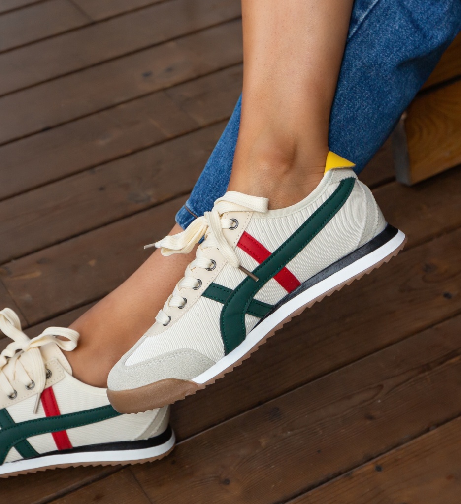 Pantofi sport dama Hashi Verzi - 1 | YEO