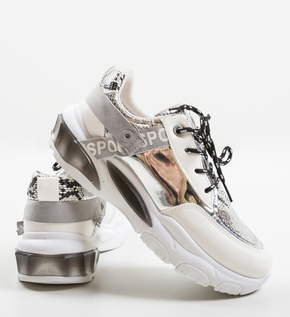Pantofi Sport Hane Argintii