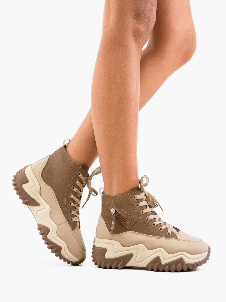 Pantofi Sport Maliha Khaki