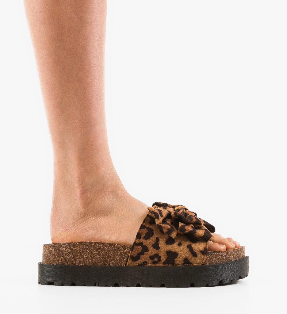 Papuci dama Blake Animal Print - 5 | YEO