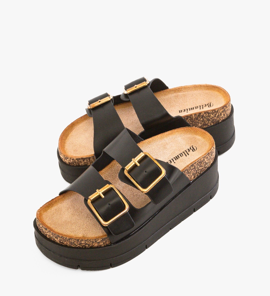 Papuci dama Olive Negri