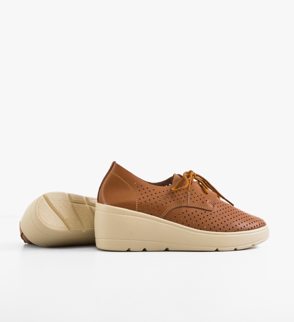 Platforme dama Mersonk Camel - 4 | YEO