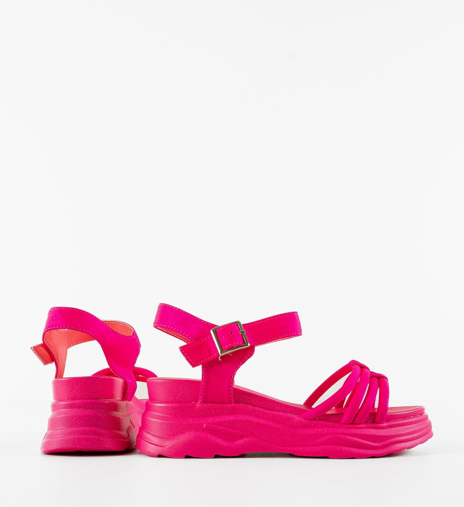 Platforme dama Patras Fuchsia - 4 | YEO