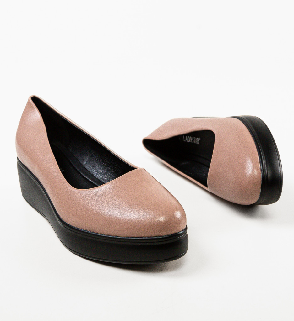 Platforme dama Staime Nude - 3 | YEO