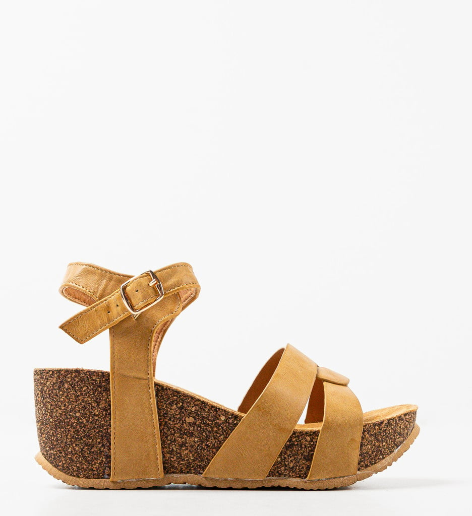 Platforme dama Villanueva Khaki - 3 | YEO