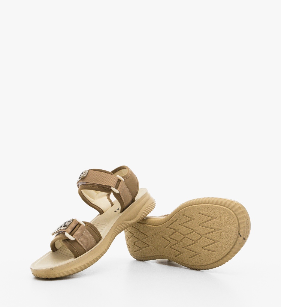 Sandale dama Berhy Khaki - 5 | YEO