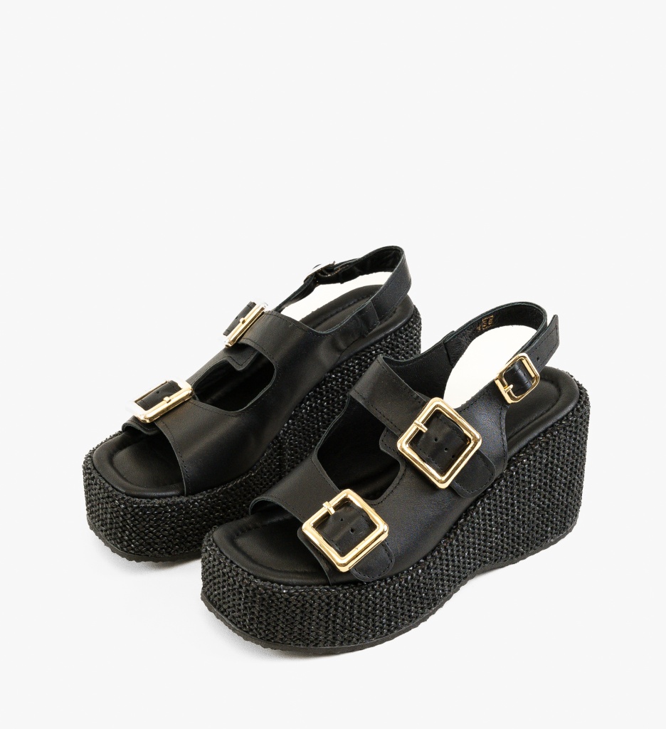 Sandale dama Boreas Negre - 3 | YEO