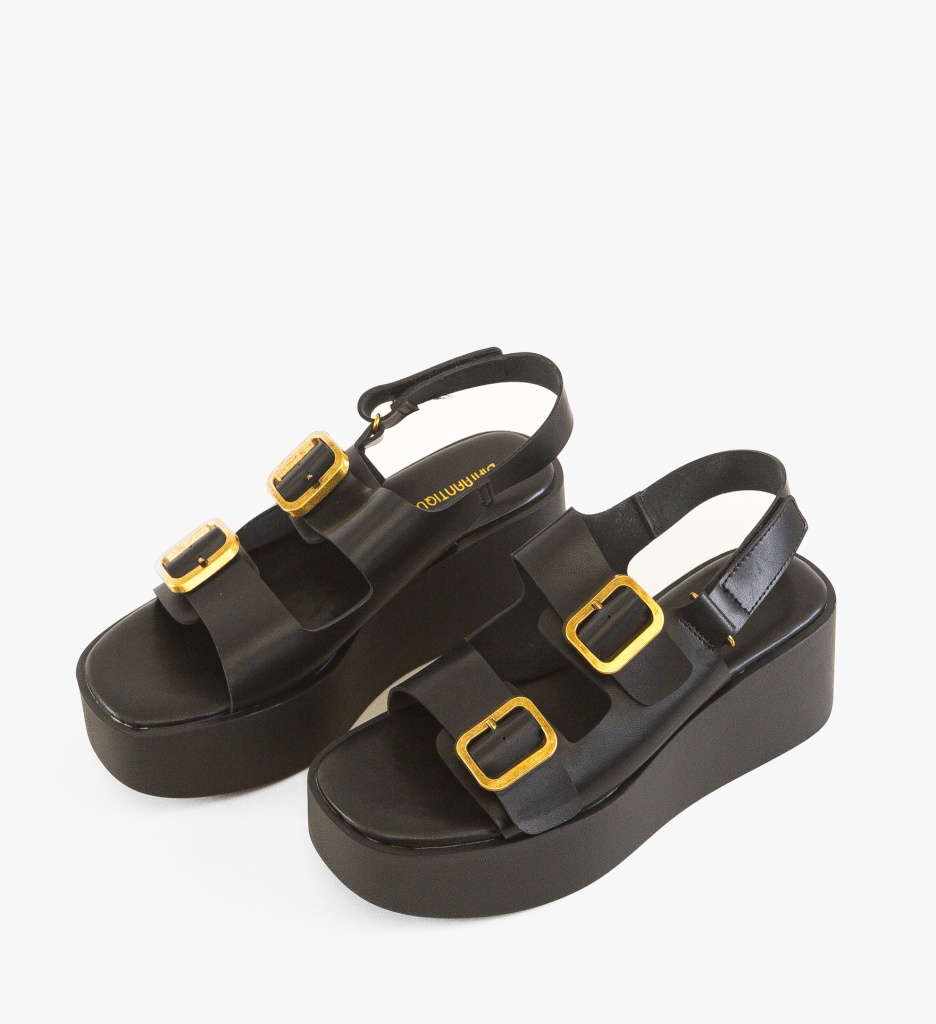 Sandale dama Ginny Negre - 4 | YEO