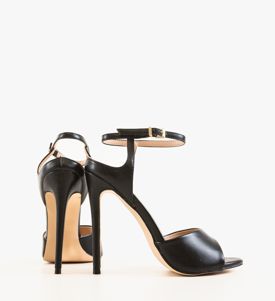 Sandale dama Lannuz Negre - 2 | YEO