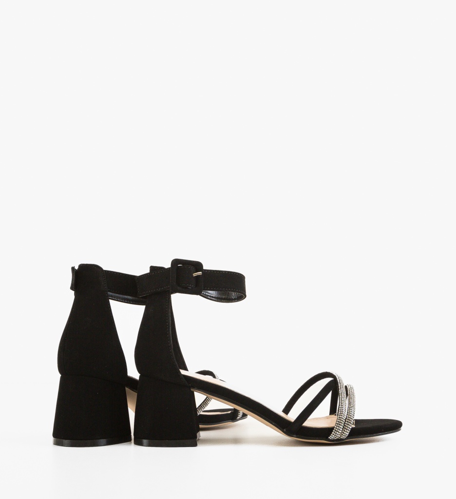 Sandale dama Lazy Negre - 2 | YEO