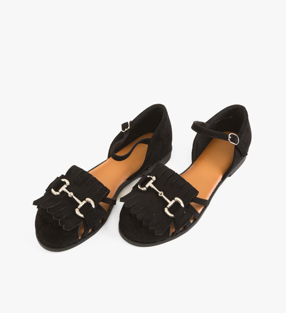 Sandale dama Rafalia Negre - 3 | YEO