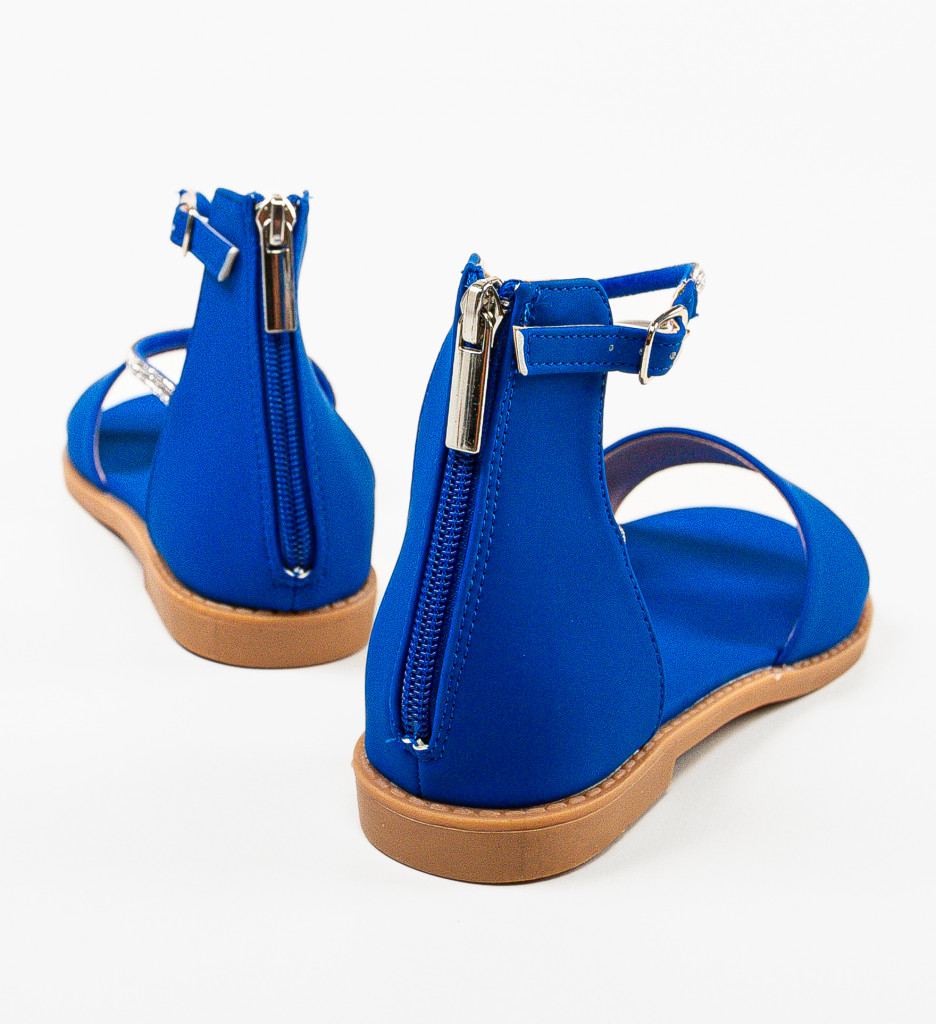 Poze Sandale dama Stan Albastre depurtat.ro 