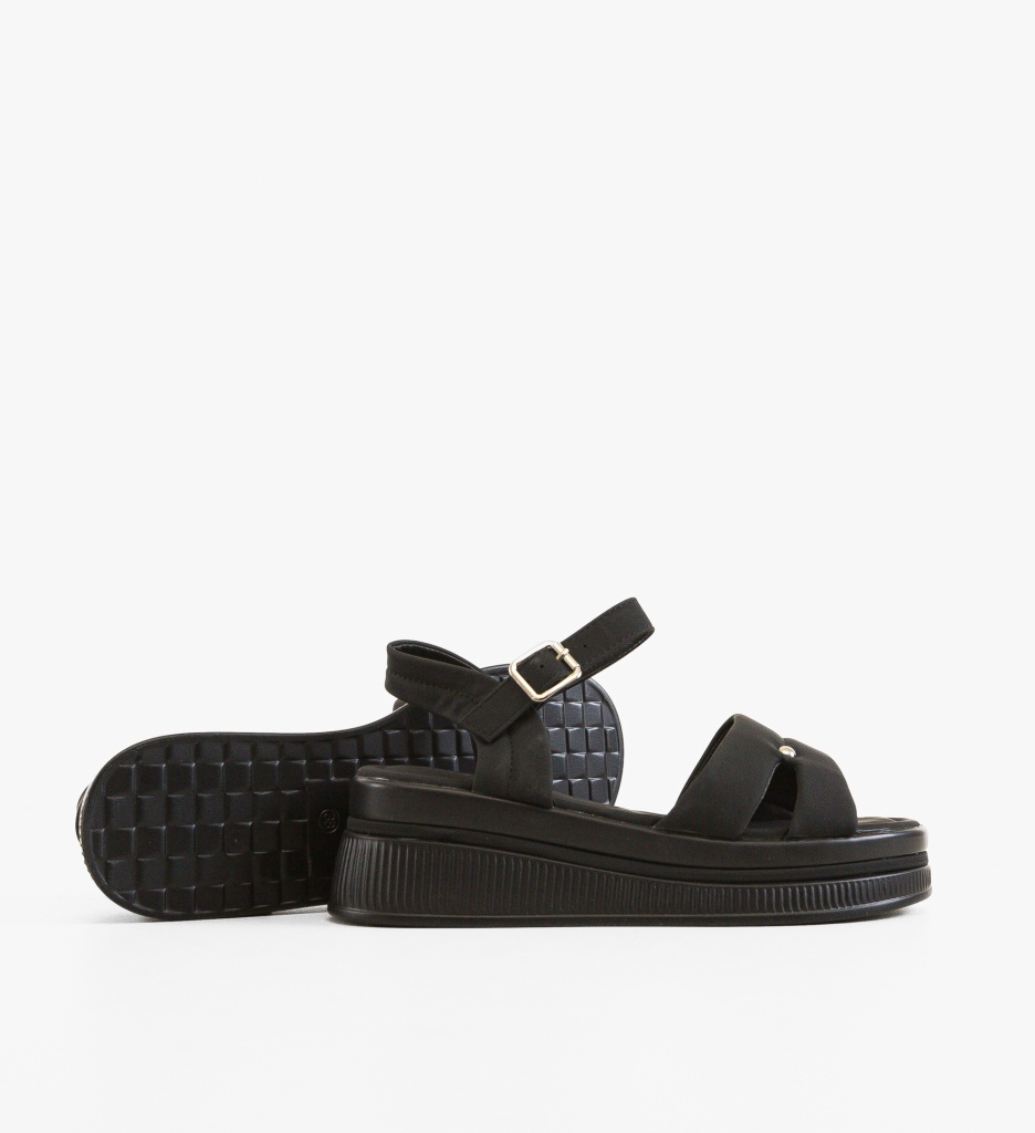 Sandale dama Ungrelya Negre - 3 | YEO