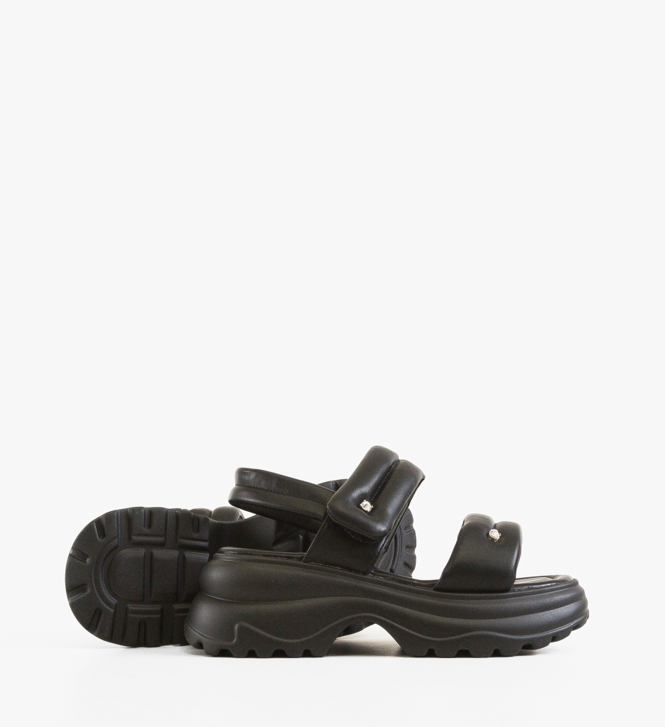 Sandale dama Zoya Negre - 3 | YEO