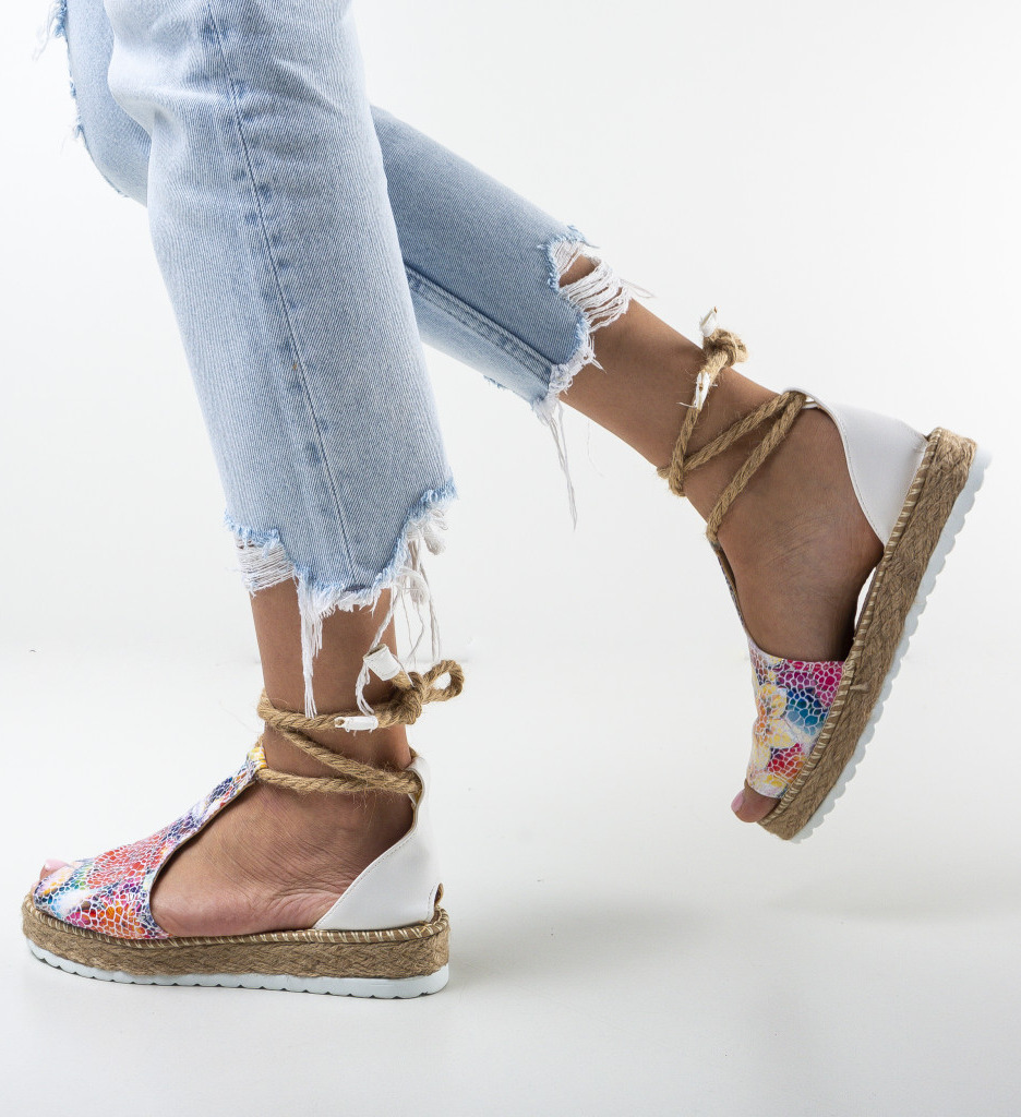 Sandale Lerar Albe - 4 | YEO