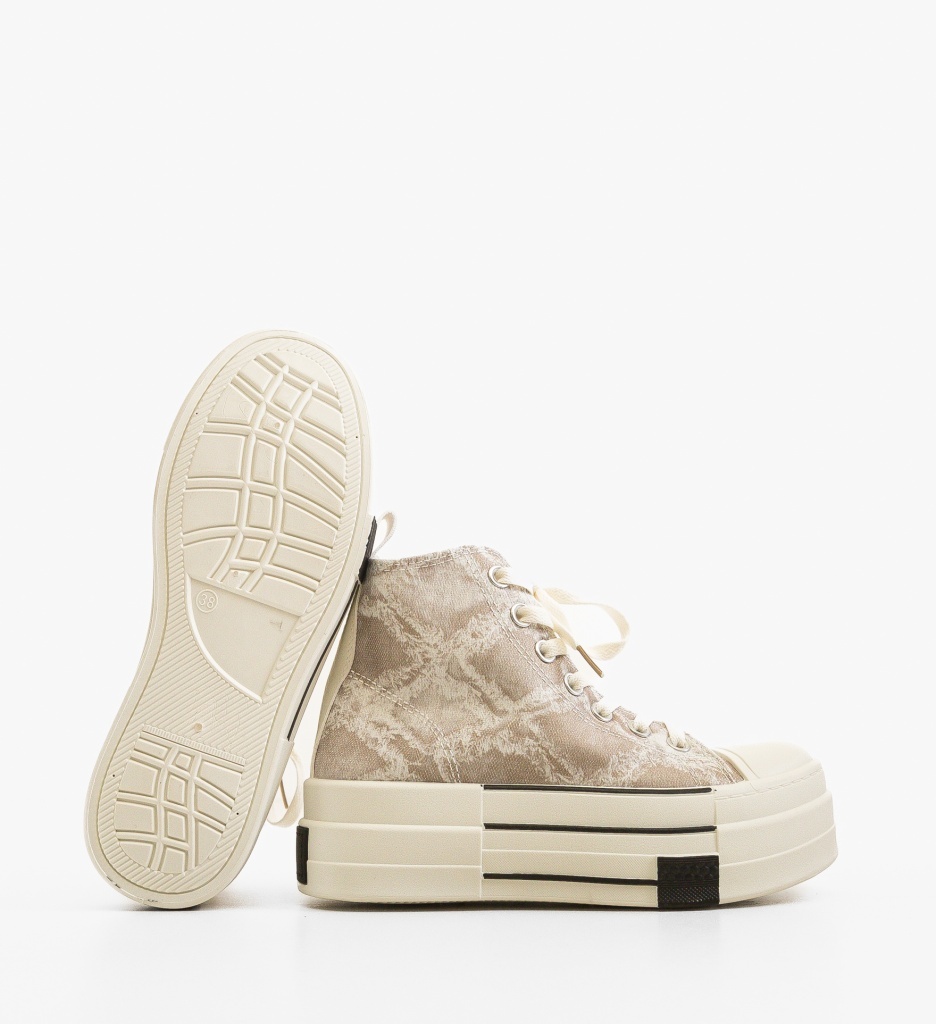 Sneakers dama Adal Bej - 3 | YEO
