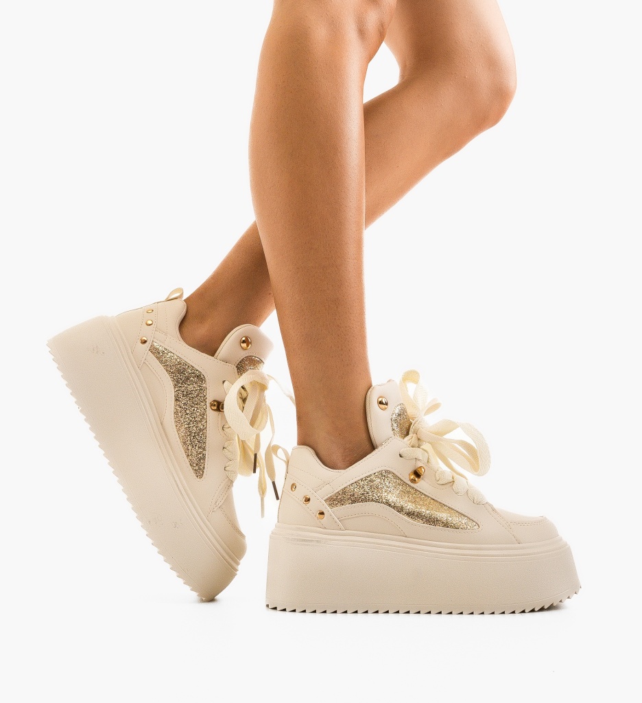 Sneakers dama Adetoku Bej - 1 | YEO