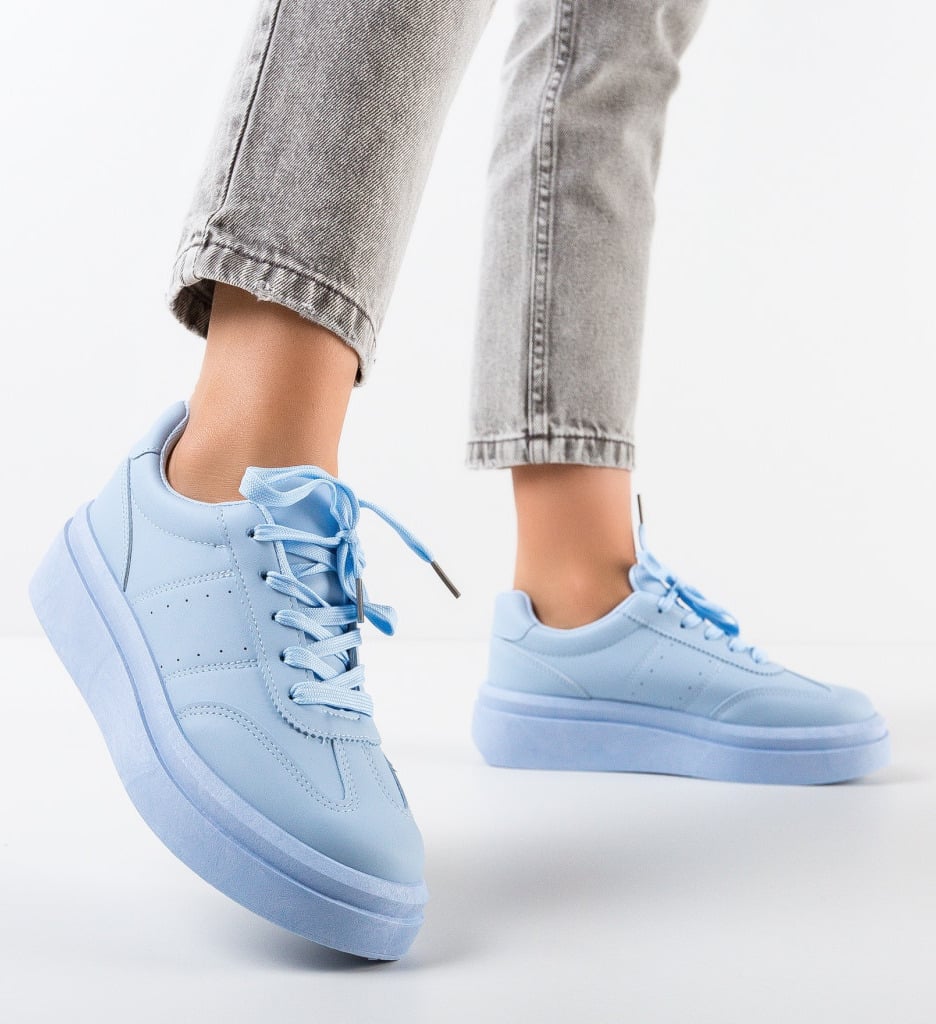 Sneakers dama Bjorn Albastri - 2 | YEO