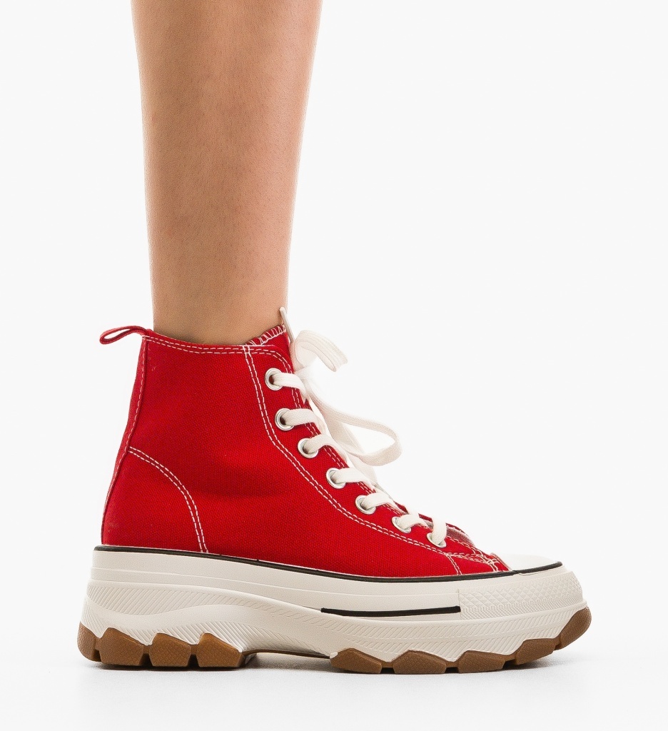 Sneakers dama Blait Rosii - 5 | YEO