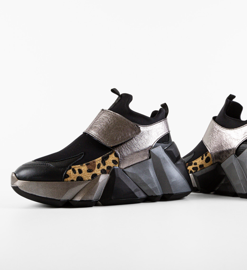Poze Sneakers dama Bonbo Negri 2 DePurtat