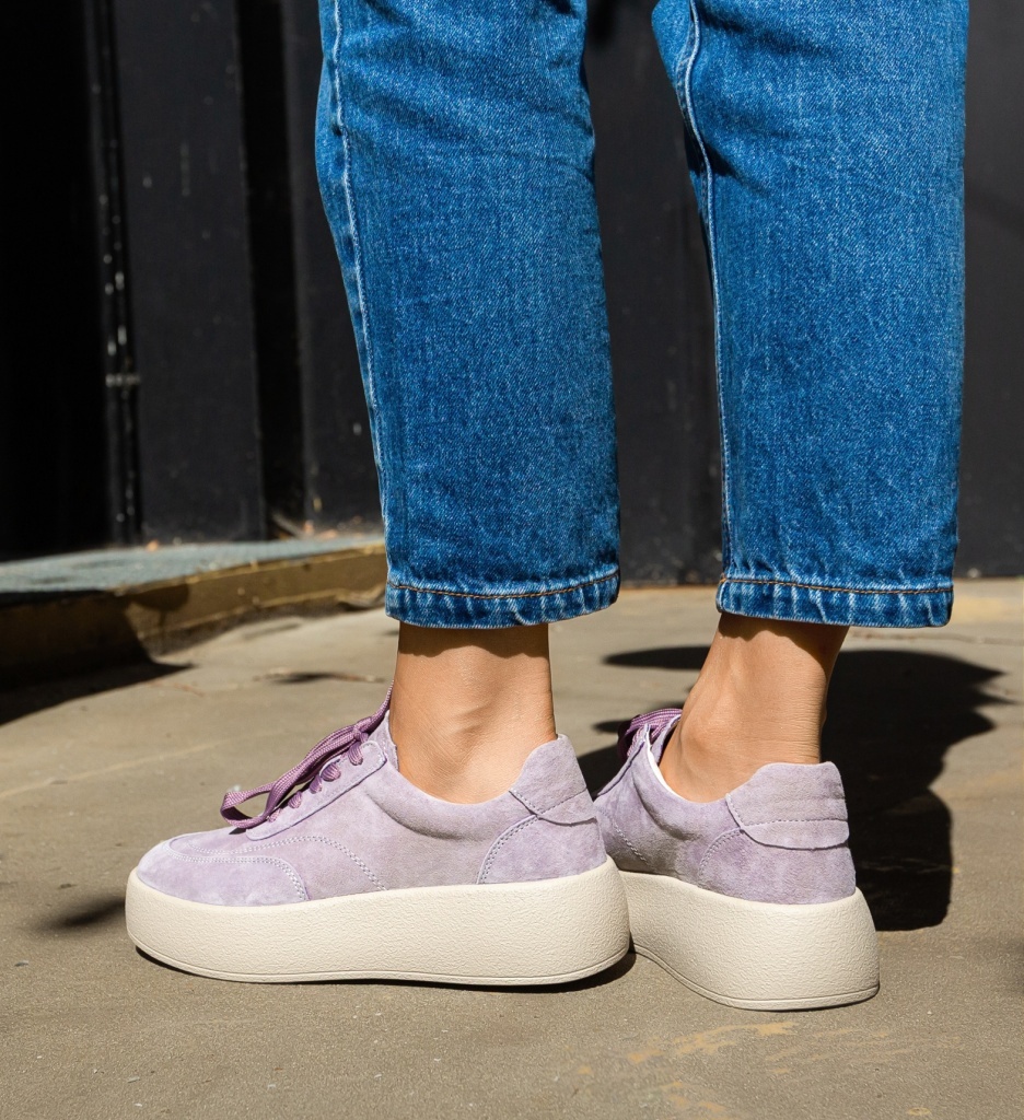 Sneakers dama Brittni Mov - 3 | YEO