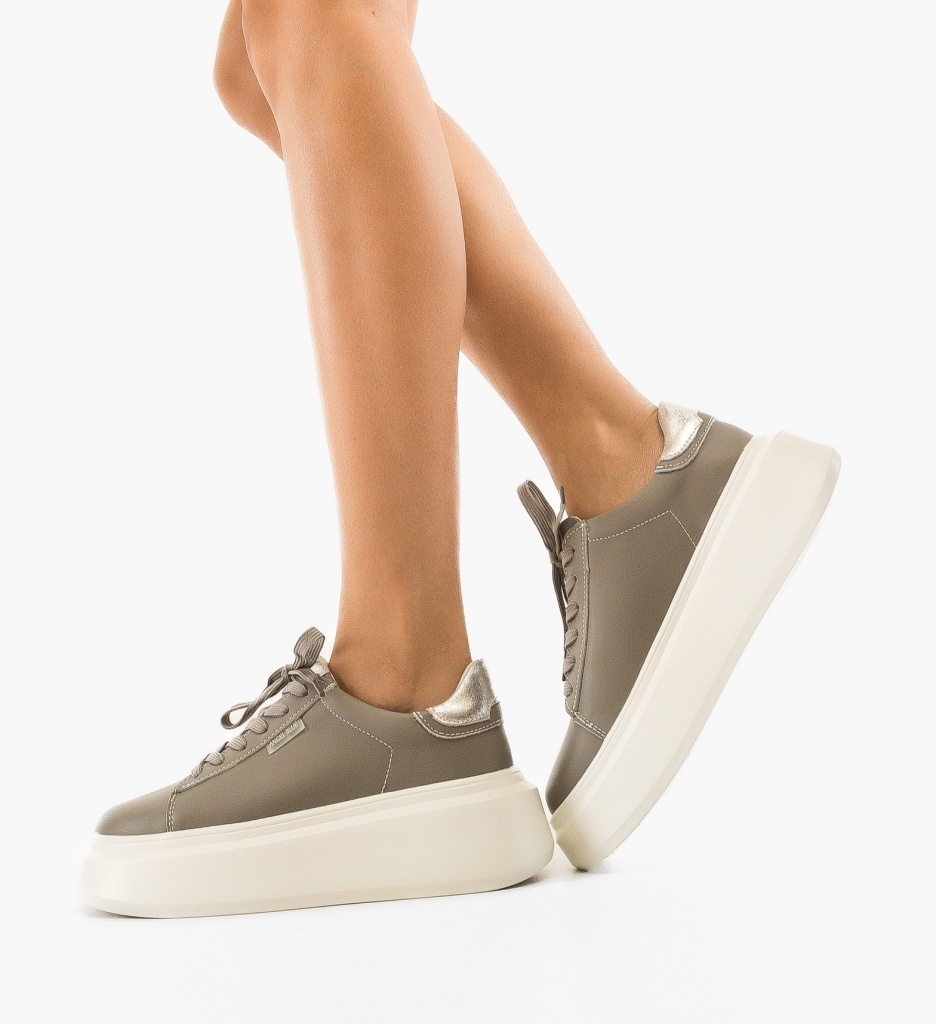 Sneakers dama Byva Gri