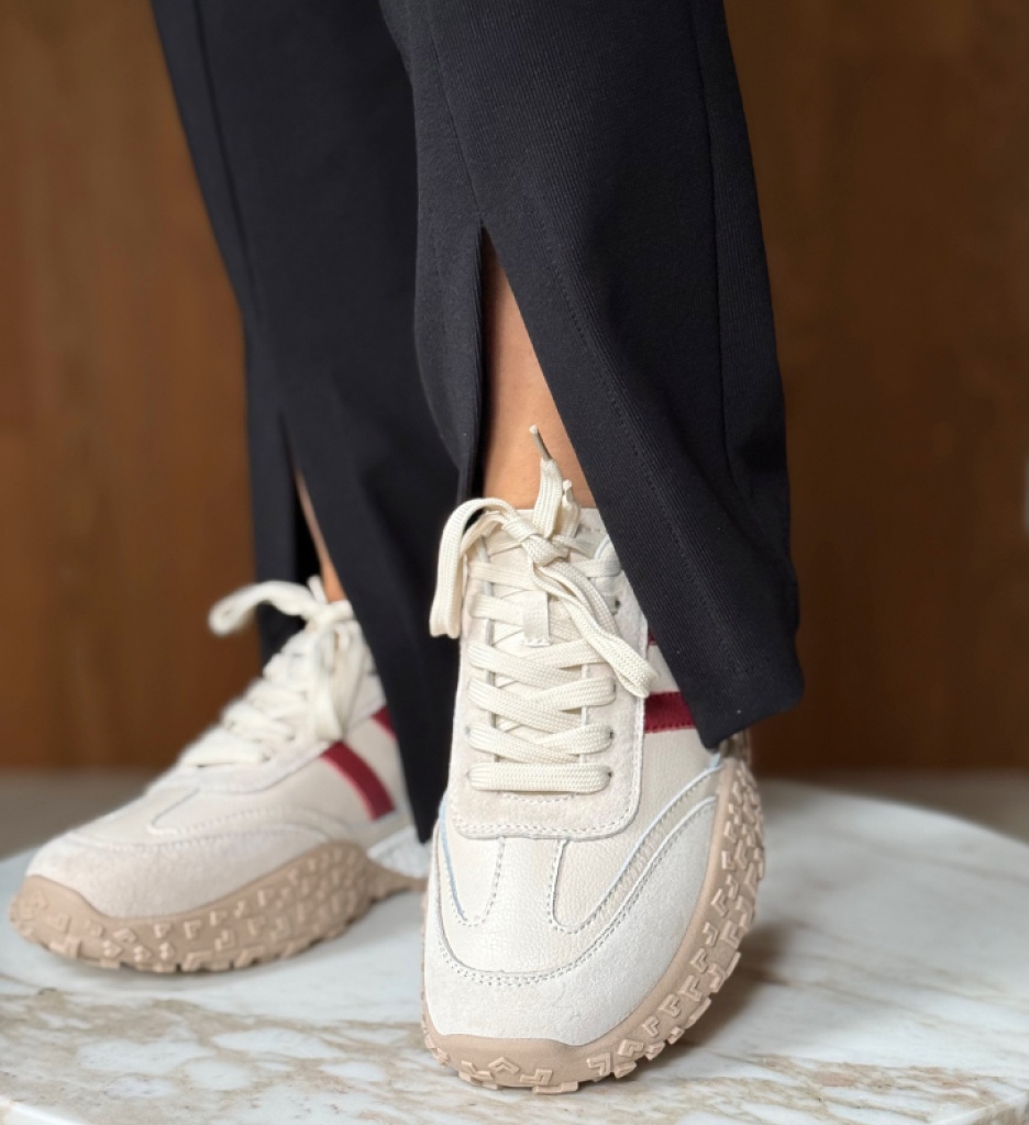 Sneakers dama Forale Bej - 3 | YEO